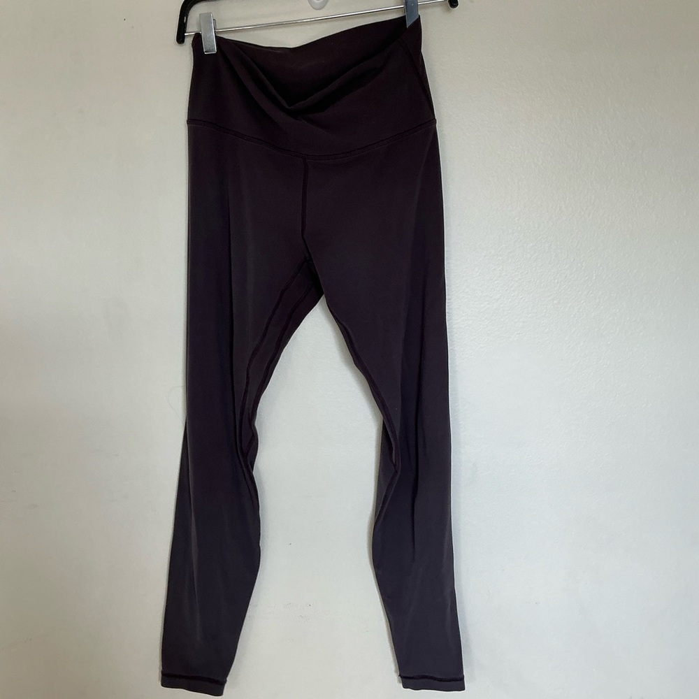Lululemon brown align Leggings size 10 - Picture 4 of 5